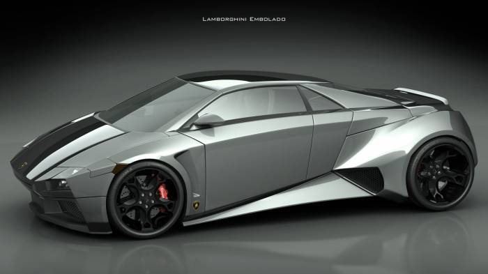 Широкоформатные обои Lamborghini embolado, Металлическая богиня