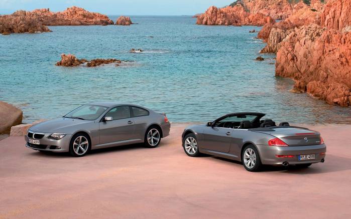 Широкоформатные обои Два BMW 6 Series, Два БМВ 6й серии (BMW 6 Series)