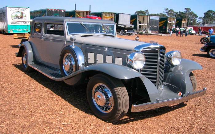 Широкоформатные обои Ретро 1930 Cadillac V 16, Ретро Кадиллак (1930 Cadillac V 16)