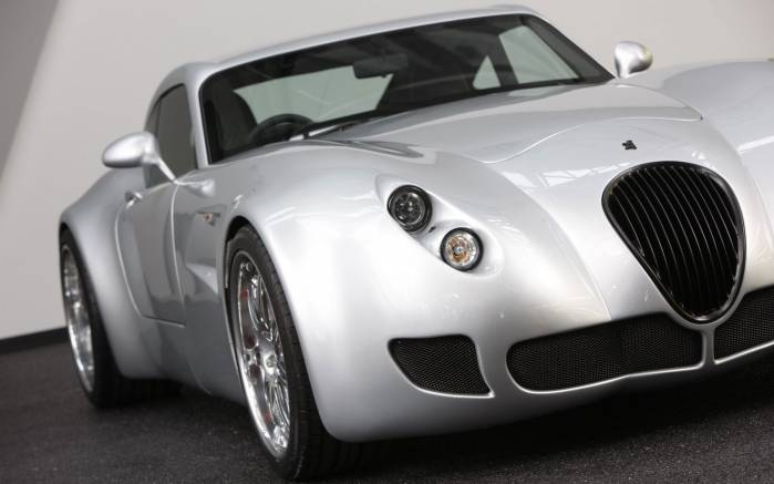 Широкоформатные обои Белый Wiesmann GT MF5 Roadster, Белый Висмэнн (Wiesmann GT MF5 Roadster)