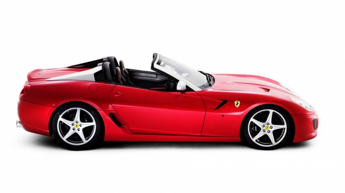 Широкоформатные обои Ferrari sa aperta studio, Красный Ferrari sa aperta studio