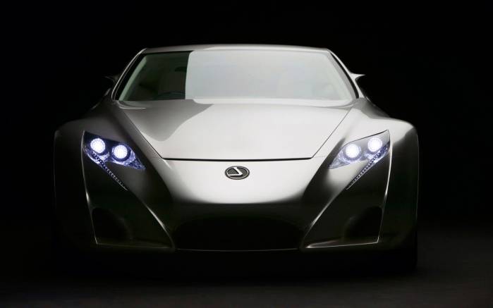 Широкоформатные обои Lexus LF A Concept, Лексус Концепт (Lexus LF A Concept)