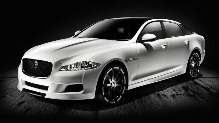 Широкоформатные обои Jaguar xj 75 platinum, Платиновый концепт