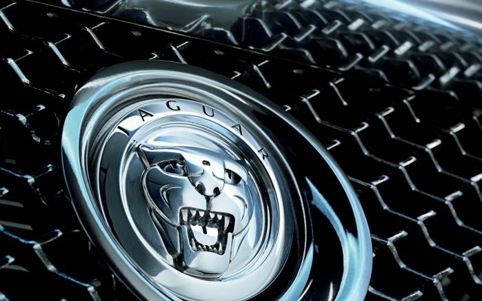 Широкоформатные обои Логотип Jaguar C XF Concept, Логотип Ягуар концепт (Jaguar C XF Concept)