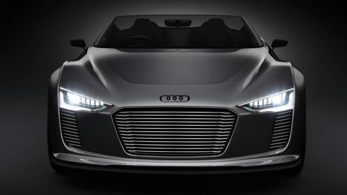 Широкоформатные обои Audi e-tron Spyder Concept, Бампер Audi e-tron Spyder Concept