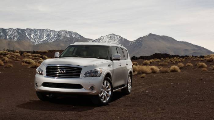 Широкоформатные обои Infiniti qx 2011, Пустыня Гоби