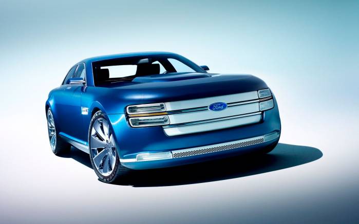Широкоформатные обои Вид спереди Ford Interceptor Concept, Вид спереди Форд Интерцептор Концепт (Ford Interceptor Concept)