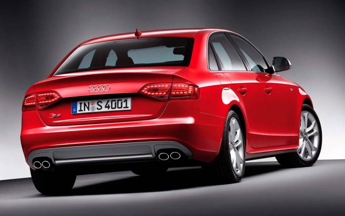 Широкоформатные обои Вид сзади Audi S5, Вид сзади Ауди (Audi S5)