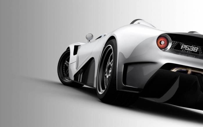 Широкоформатные обои Белый Bizzarrini Livorno p538, Белый Биззаррини Ливорно (Bizzarrini Livorno p538)