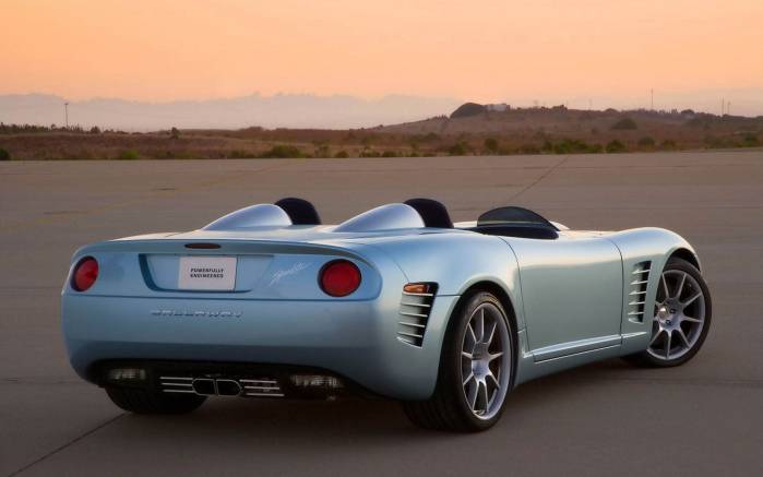 Широкоформатные обои Вид сзади Callaway C16 Speedster, Вид сзади Каллавэй Спидстер (Callaway C16 Speedster)