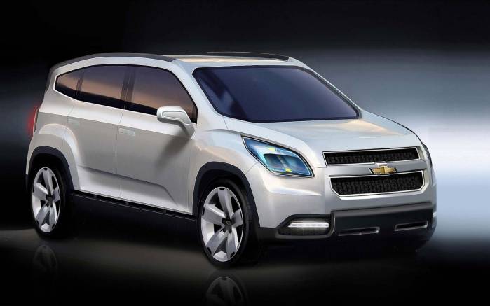 Широкоформатные обои Chevrolet Orlando Concept 2008, Концепт Шевроле Малибу (Chevrolet Malibu 2008)
