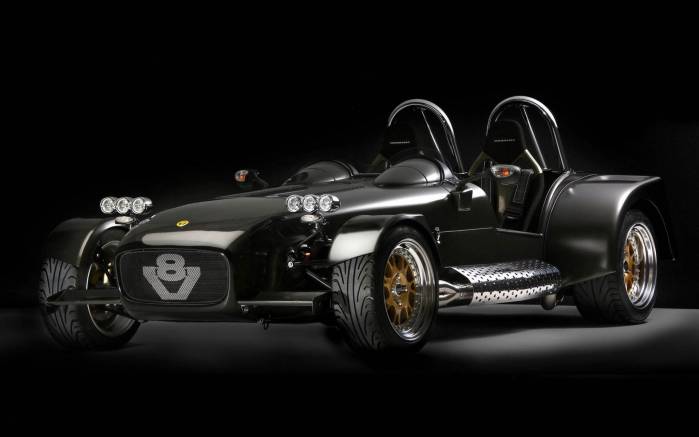 Широкоформатные обои Черный Caterham RS Performance, Черный Катерхэм Перформанс (Caterham RS Performance)