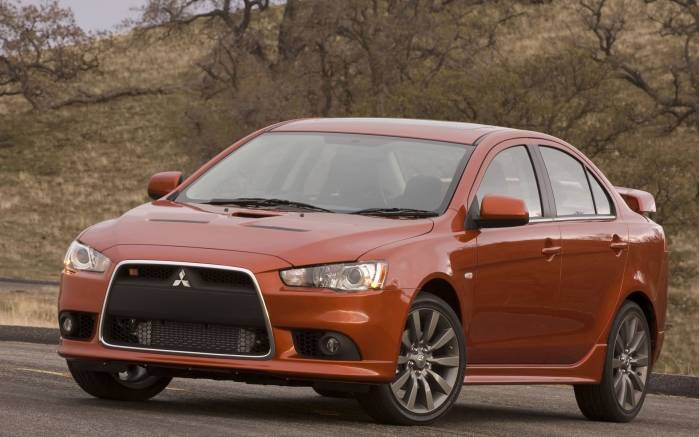 Широкоформатные обои Mitsubishi 2009 Lancer, Митсубиси Лансер (Mitsubishi 2009 Lancer)