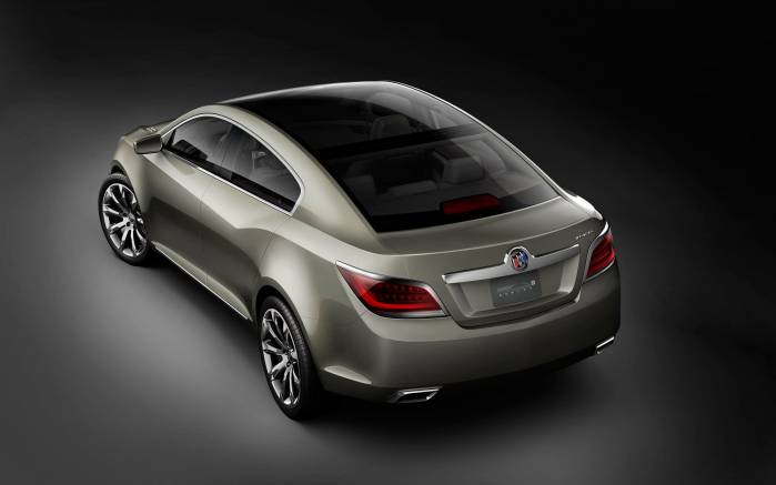 Широкоформатные обои Вид сзади Buick Invicta, Вид сзади Бьюик Инвикта (Buick Invicta)