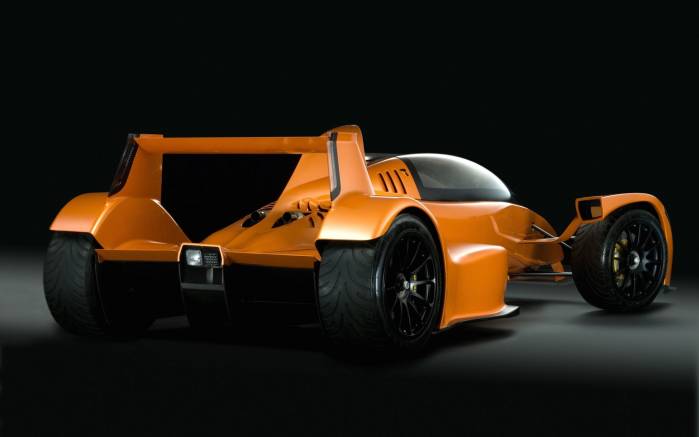 Широкоформатные обои Под углом Caparo T1, Оранжевый Капаро (Caparo T1)
