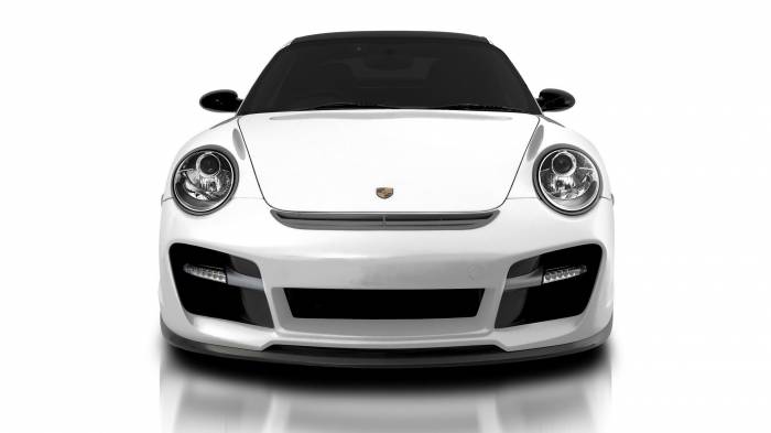 Широкоформатные обои Super Vorsteiner Porsche 911, Вид спереди Porsche 911