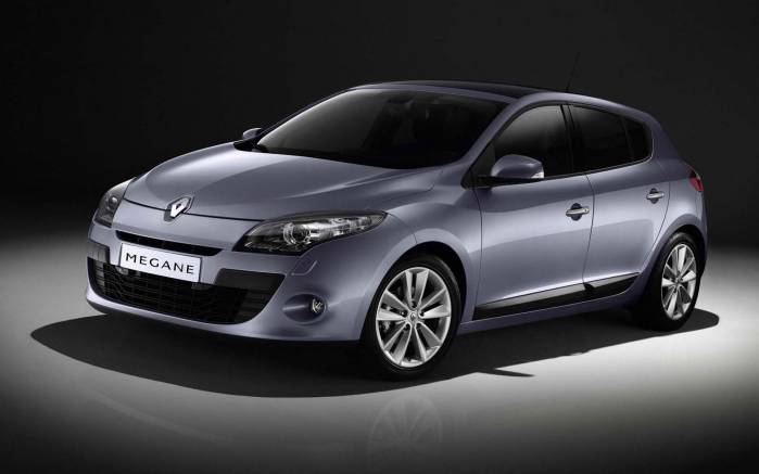 Широкоформатные обои Renault Megane 2009, Рено Меган (Renault Megane 2009)