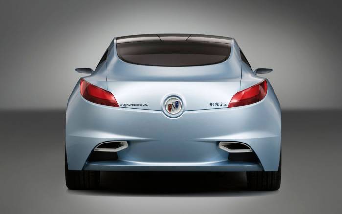 Широкоформатные обои Вид сзади Buick Riviera Concept 2009, Вид сзади Бьюик Ривьера Концепт (Buick Riviera Concept)