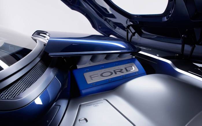 Широкоформатные обои Двигатель Ford Interceptor Concept, Двигатель Форд Интерцептор Концепт (Ford Interceptor Concept)