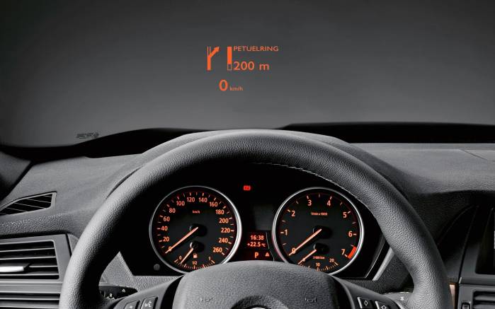 Широкоформатные обои Руль BMW X5 2007, Руль БМВ Икс 5 (BMW X5 2007)