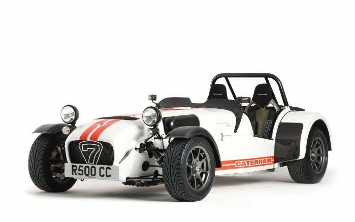 Широкоформатные обои Вид сбоку Caterham R500, Вид сбоку Катерхэм (Caterham R500)