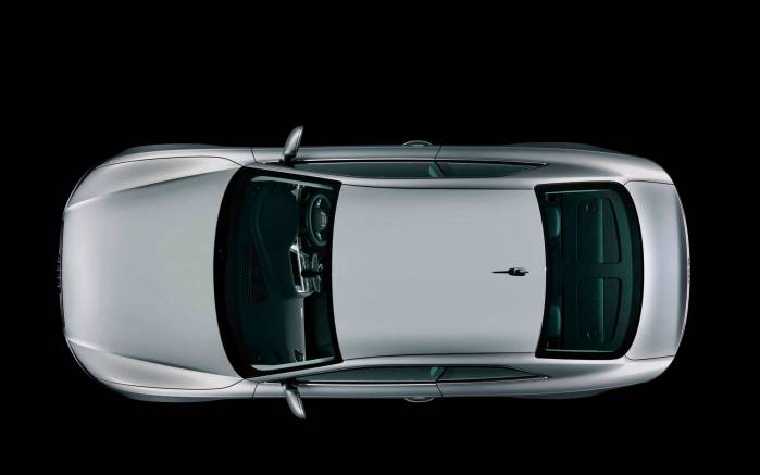 Широкоформатные обои Audi A5 в темноте, Ауди А5 вид крыши (Audi A5)