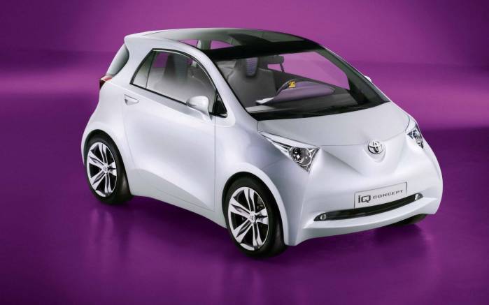 Широкоформатные обои Toyota IQ Concept, Тойота Концепт (Toyota IQ Concept)