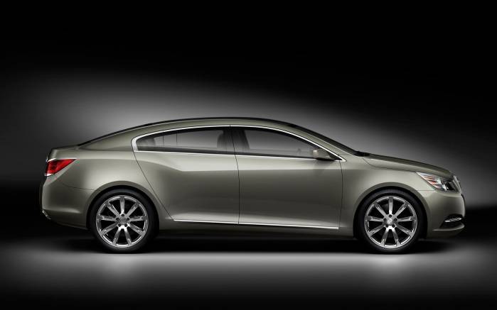 Широкоформатные обои Вид сбоку Buick Invicta, Вид сбоку Бьюик Инвикта (Buick Invicta)