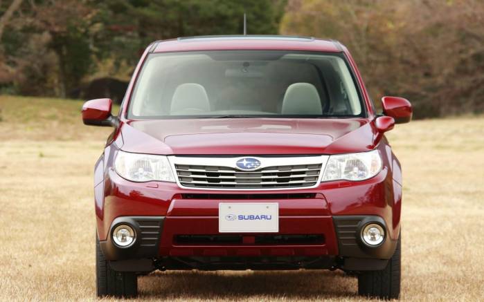 Широкоформатные обои Вид спереди Subaru Forester 2009, Субару Форестер (Subaru Forester 2009 )