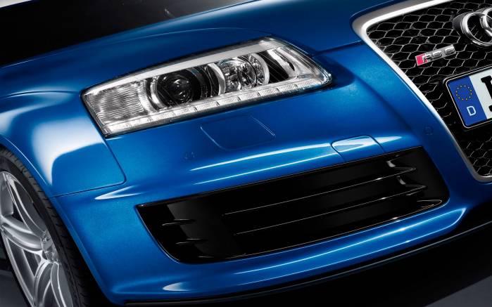 Широкоформатные обои Фара Audi RS6, Фара Ауди (Audi RS6)