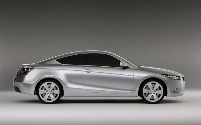 Широкоформатные обои Вид сбоку Honda Accord Coupe Concept 2008, Вид сбоку Хонда Аккорд Купэ (Honda Accord Coupe Concept 2008)