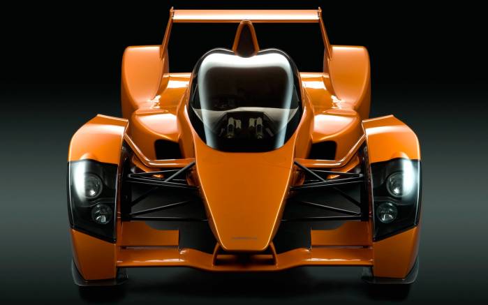 Широкоформатные обои Капаро T1 спереди, Болид Капаро вид спереди (Caparo T1 Prelaunch)