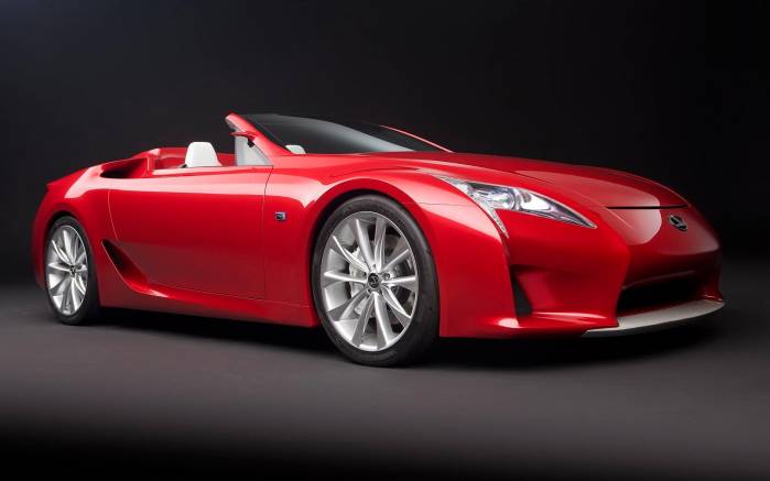 Широкоформатные обои Lexus LFA Roadster Concept, Концепт Лексус Родстер (Lexus LFA Roadster Concept)