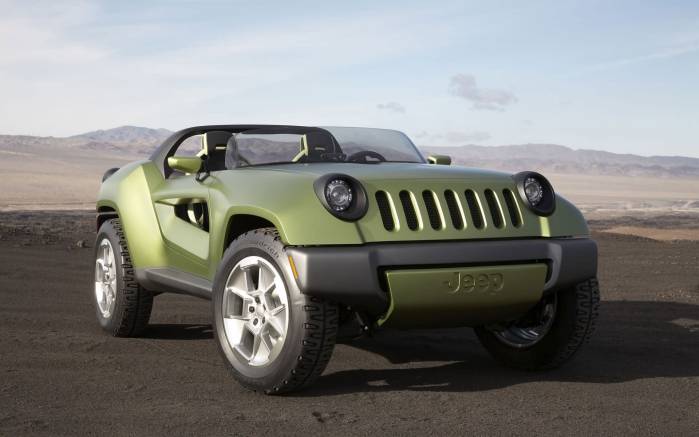 Широкоформатные обои Jeep Renegade Concept, Джип Ренегейд Концепт (Jeep Renegade Concept)