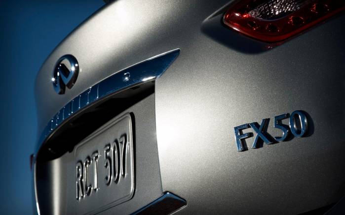 Широкоформатные обои Бампер Infiniti FX50, Задний бампер Инфинити (Infiniti FX50)