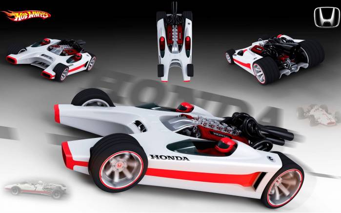 Широкоформатные обои Honda Racer hot wheels, Несколько Хонда Рэйсер (Honda Racer hot wheels)