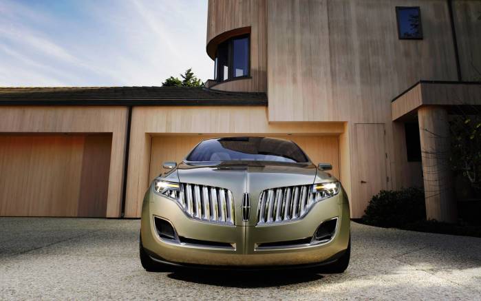 Широкоформатные обои Lincoln MKT спереди, Линкольн Концепт вид спереди (Lincoln MKT Concept)