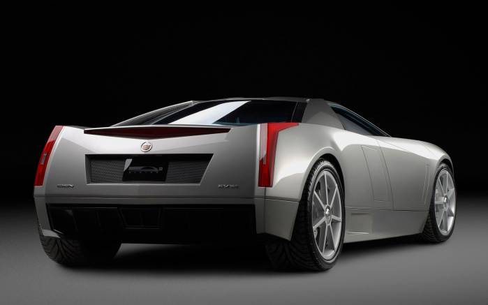 Широкоформатные обои Вид сзади Cadillac Cien Concept, Вид сзади Кадиллак Циен Концепт (Cadillac Cien Concept)