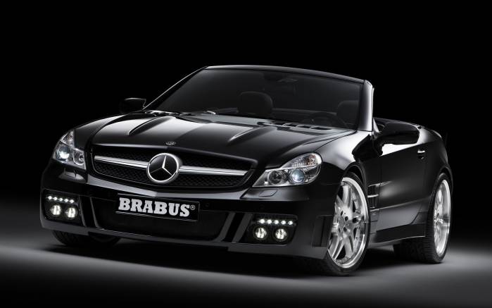 Широкоформатные обои Brabus Mercedes SL, Мерседес Брабус (Brabus Mercedes SL)