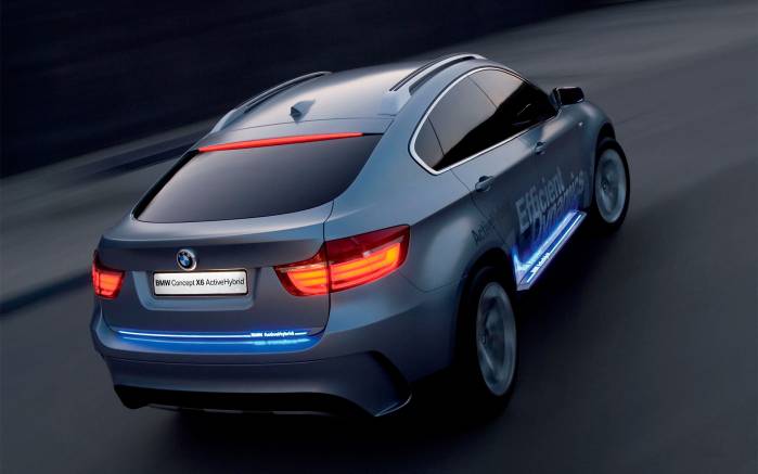 Широкоформатные обои Гибрид BMW X6 Concept, Гибрид БМВ Концепт (BMW X6 Concept)