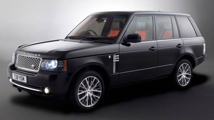 Широкоформатные обои Range rover, Мощный range rover