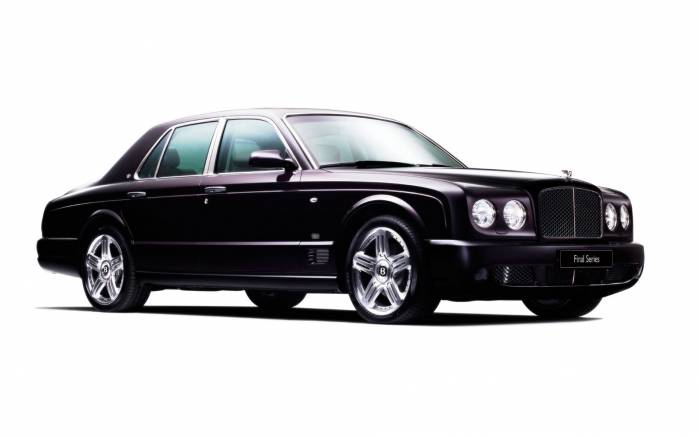 Широкоформатные обои Вид спереди Bentley Arnage, Вид спереди Бентли Арнаж (Bentley Arnage)