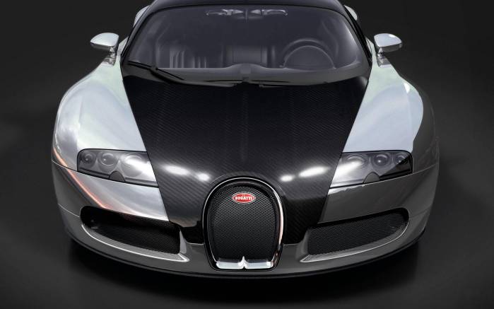 Широкоформатные обои Решетка Bugatti Veyron, Решетка воздухозаборника Бугатти Вейрон (Bugatti Veyron)