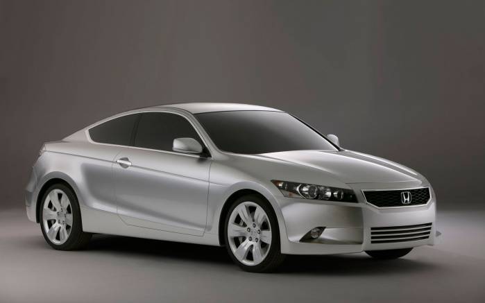 Широкоформатные обои Под углом Honda Accord Coupe Concept 2008, Под углом Хонда Аккорд Купэ (Honda Accord Coupe Concept 2008)