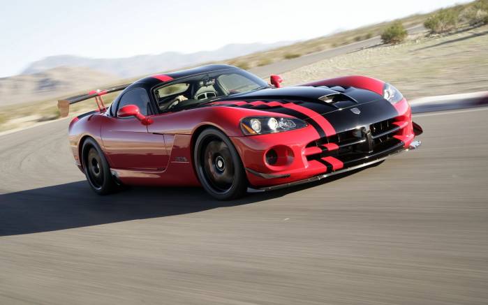 Широкоформатные обои Dodge Viper STR10 ACR 2008, Додж Вайпер (Dodge Viper STR10 ACR 2008)