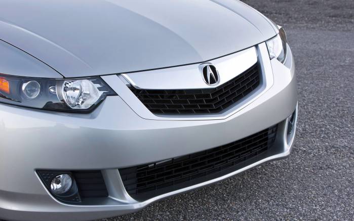 Широкоформатные обои Acura TSX 2009 бампер, Бампер Акура (Acura TSX 2009)