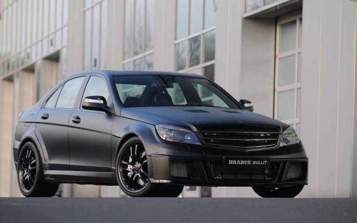 Широкоформатные обои Brabus Bullit Black Arrow, Брабус Буллит (Brabus Bullit Black Arrow)