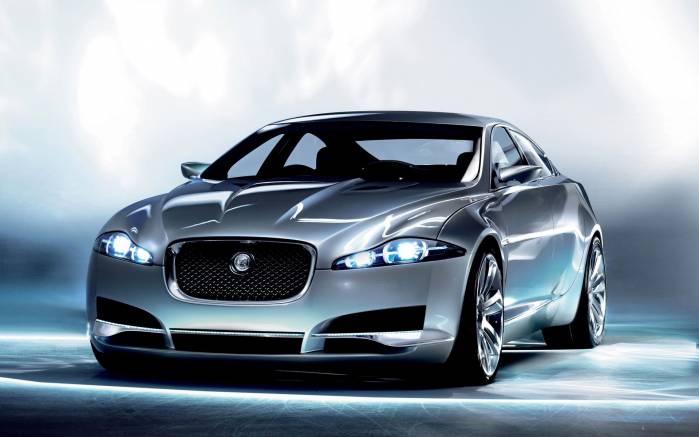 Широкоформатные обои Под углом Jaguar C XF Concept, Под углом Ягуар концепт (Jaguar C XF Concept)