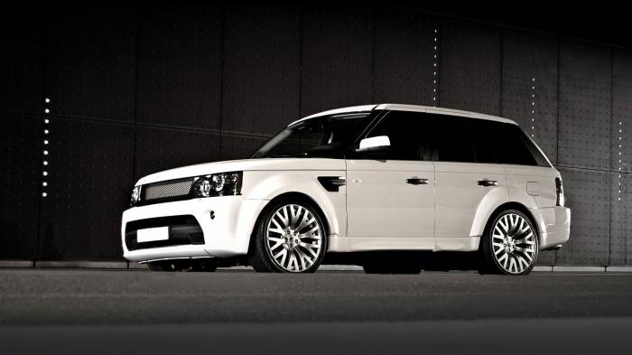 Широкоформатные обои Project Kahn Range Rover 2010, Белый Range Rover