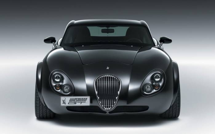Широкоформатные обои Wiesmann GT MF4, Черный Висмэнн (Wiesmann GT MF4)